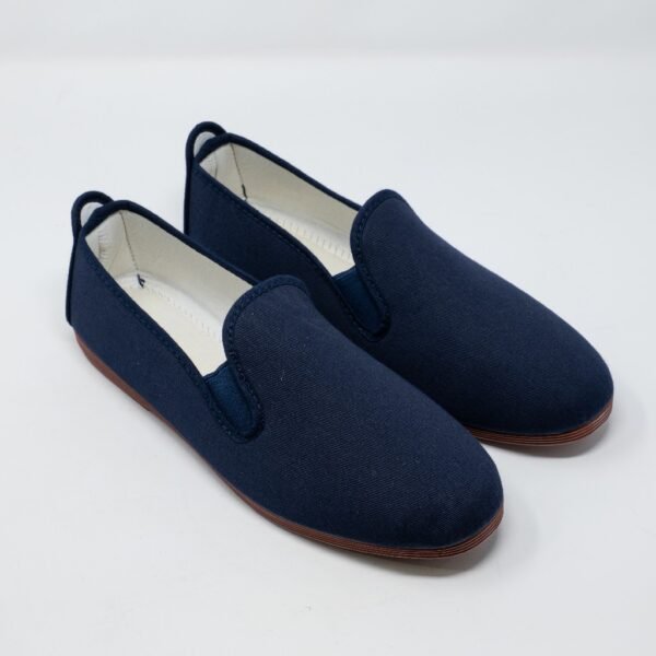 Javer- Kung Fu- Unisex- Zapatillas Lona Azul Marino Mujer y Cadete - Imagen 2