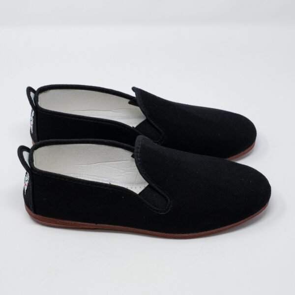 Javer- Kung Fu- Unisex- Zapatillas Lona Negro Mujer y Cadete - Imagen 3