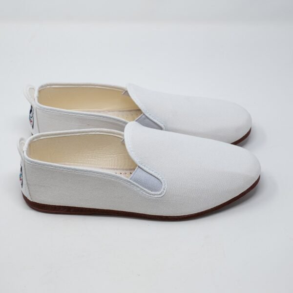 Javer- Kung Fu- Unisex- Zapatillas Lona Blanco Mujer y Cadete - Imagen 3