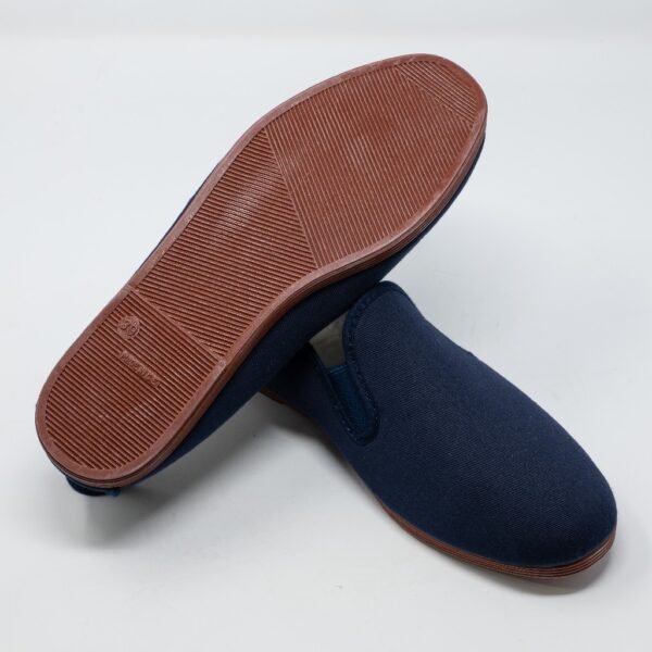 Javer- Kung Fu- Unisex- Zapatillas Lona Azul Marino Mujer y Cadete - Imagen 3