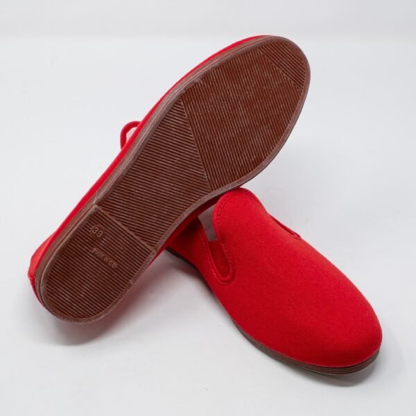 Javer- Kung Fu- Unisex- Zapatillas Lona Rojo Mujer y Cadete - Imagen 4