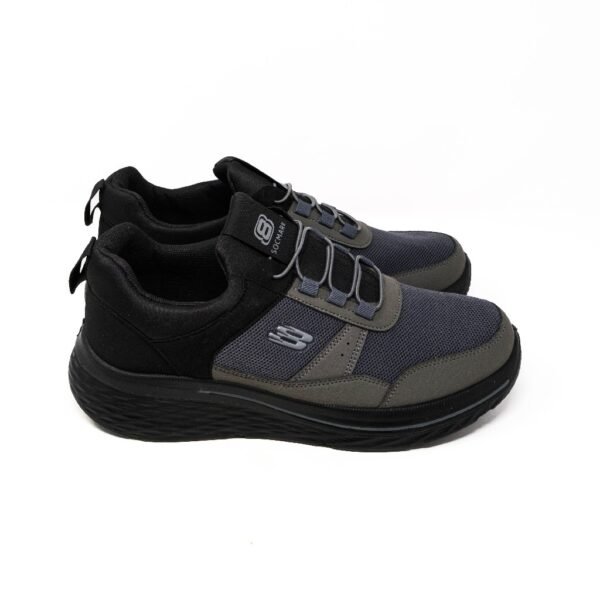 Zapatillas Deportivas de Hombre- Confort-Zapatillas Negras y Gris para