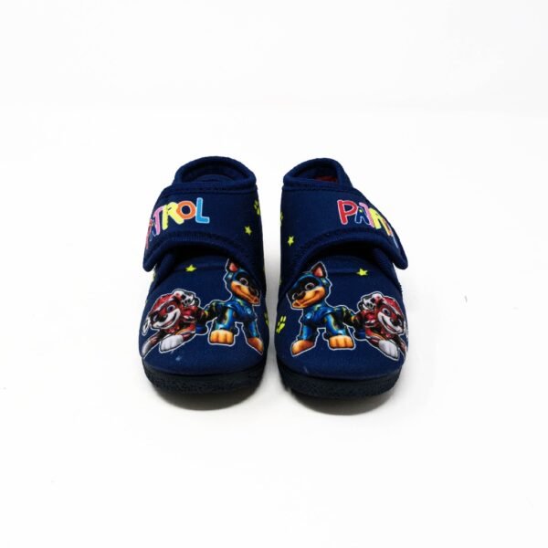 Alcalde- Zapatillas de Casa Niño Invierno Cerradas- Azul Marino con Bo