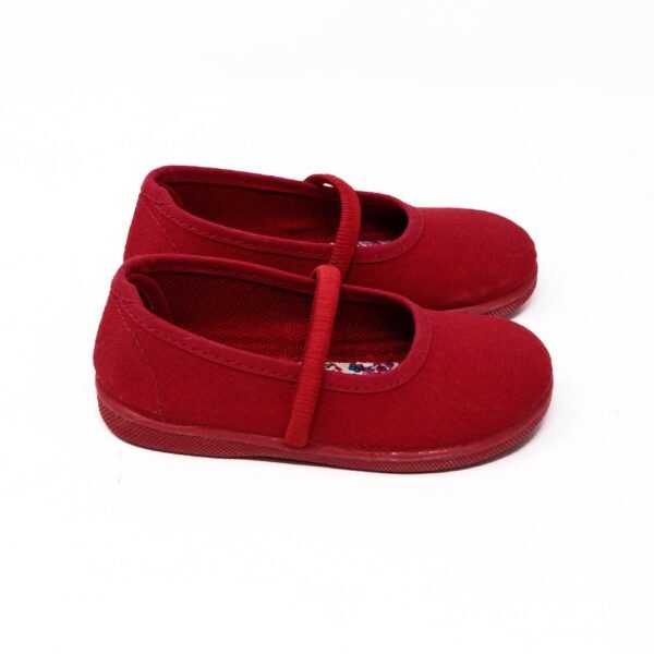 Cánovas Ruiz- Merceditas de Niña Rojo- Lona de Niña- Merceditas con El