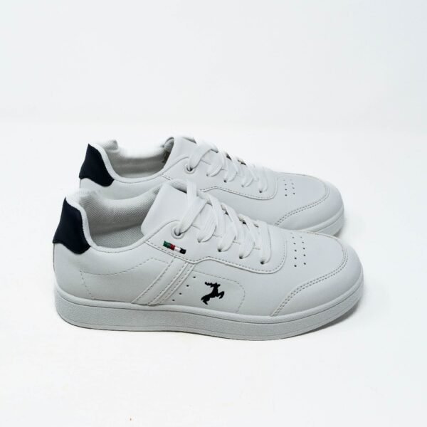 Zapatillas Deportivas de Niño Ultraligeras- Blanco con Caballo y Detal