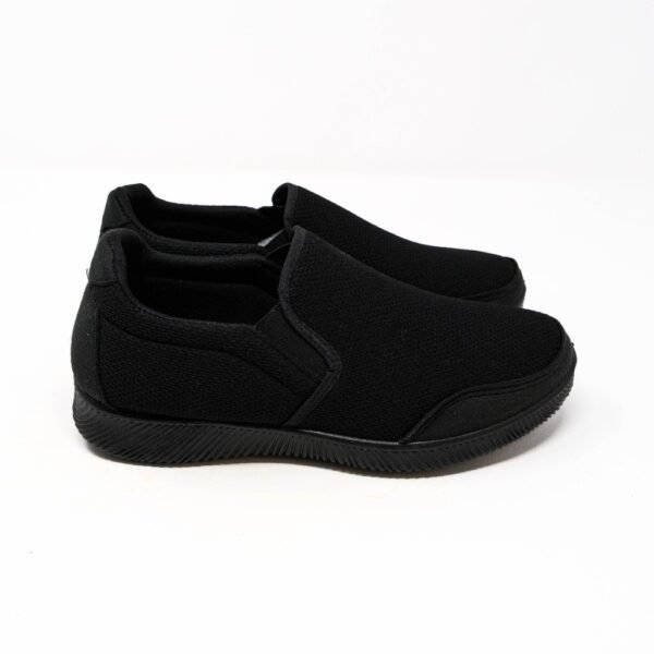 Zapatillas Deportivas de Mujer Negras- Zapatillas Sin Cordones- Zapati